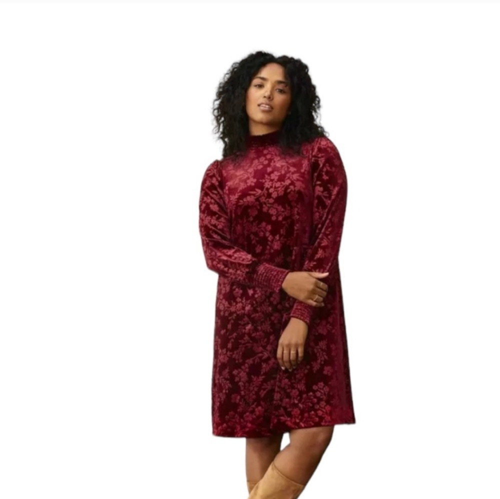 Matilda Jane Just Imagine Melanie Velour Holiday Dress